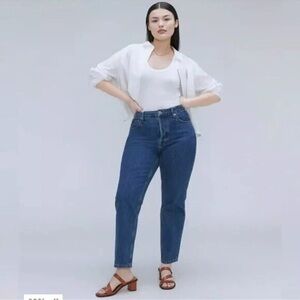 Everlane The Curvy ‘90s Cheeky Straight Jean Northridge Blue Size 33 Ankle